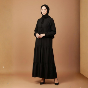 Classic Black Formal  Abaya