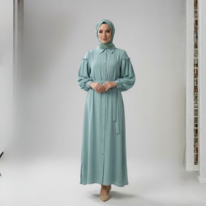 The Belted Button-Down Abaya