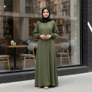 The Olive Modesty abaya